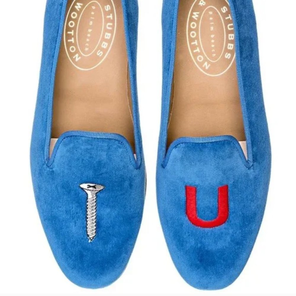 Stubbs & Wootton Screw U Slippers - 7.5